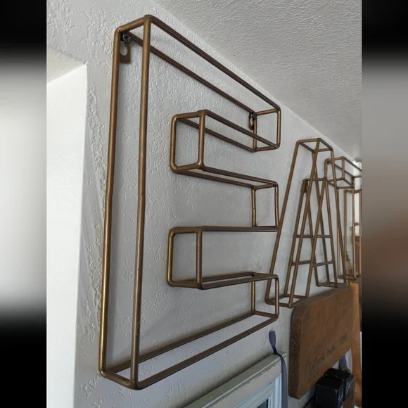 Metal kitchen decor, "EAT" sign, metal letters, farmhouse, vintage, retro - Picture 4 of 5